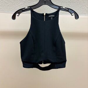 Express Black Sleeveless Tank Top